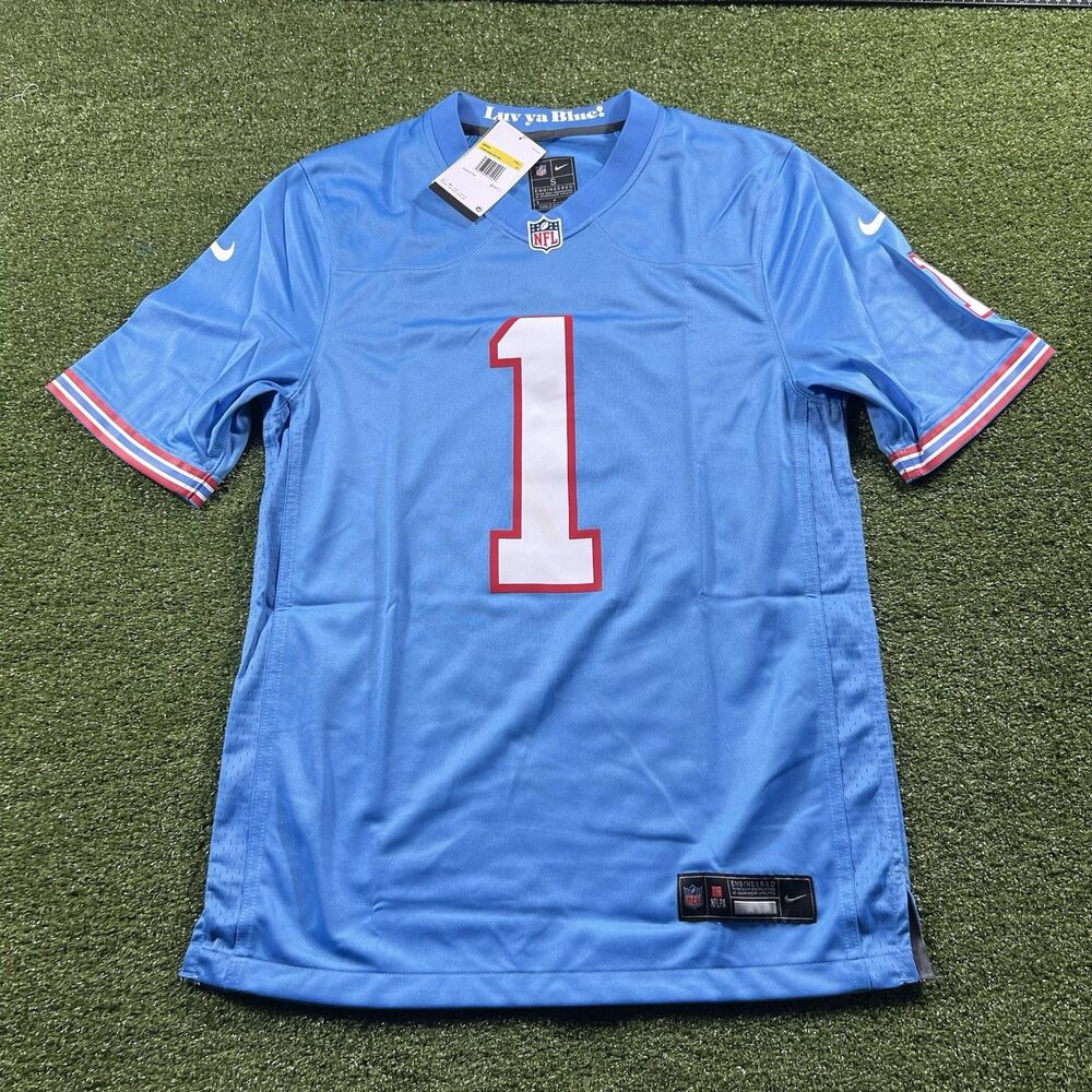 Mens Warren Moon Tennessee Titans Sz Small Nike Authentic
